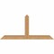 Ekena Millwork Portland Timber Gable Bracket, Western Red Cedar, 48"W x 22"H x 3 1/2"D x 3 1/2"F, 11/12 Pitch GBW048X22X0404POR00SWR - alternate 1